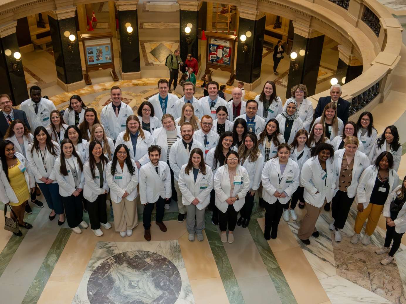 MCW pharmacy students advocate for pharmacy policy efforts at State Capitol
