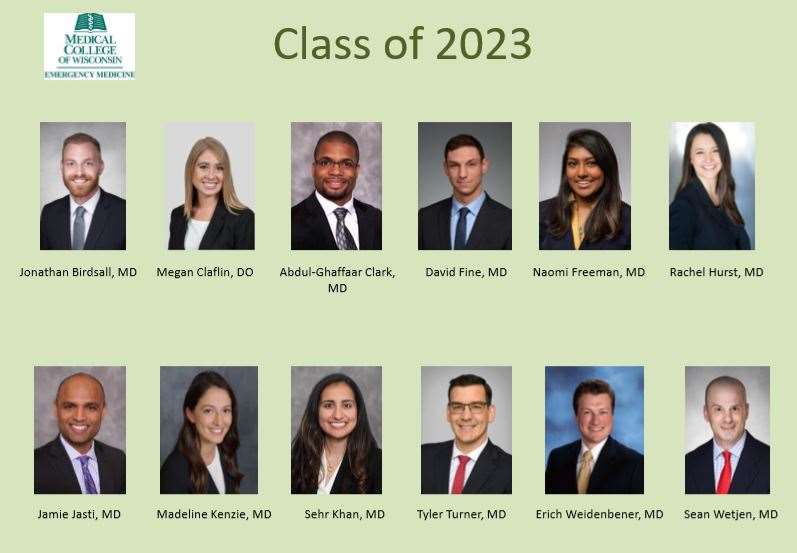 Welcome to the EM Residency Class of 2023, Campus News