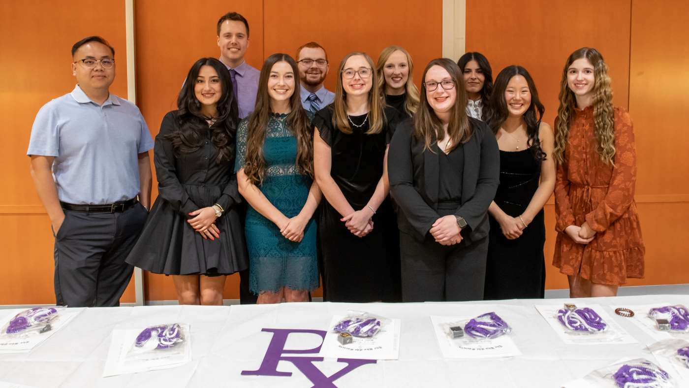 MCW pharmacy students initiated into leadership, academic honor societies