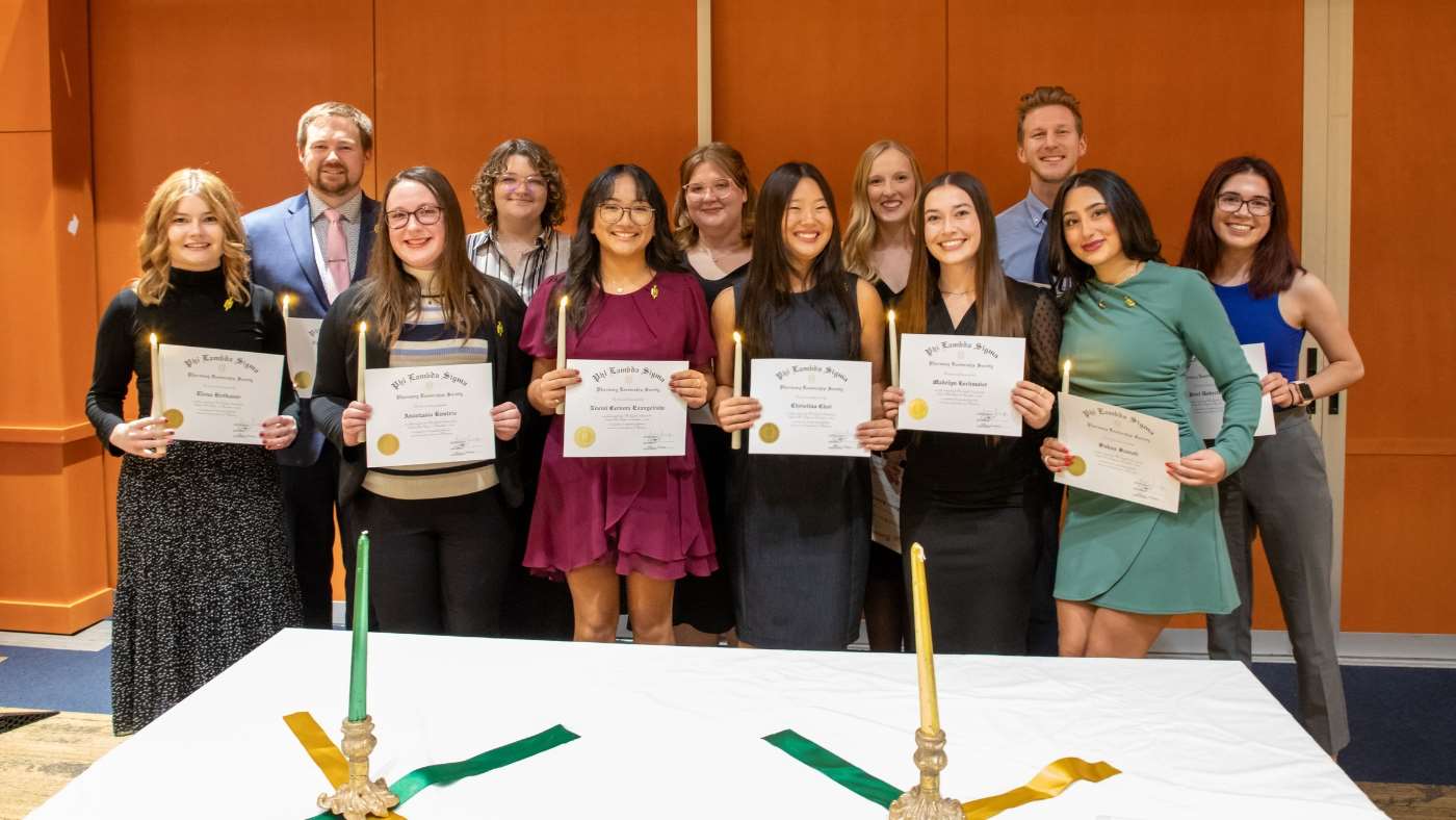 MCW pharmacy students initiated into leadership, academic honor societies