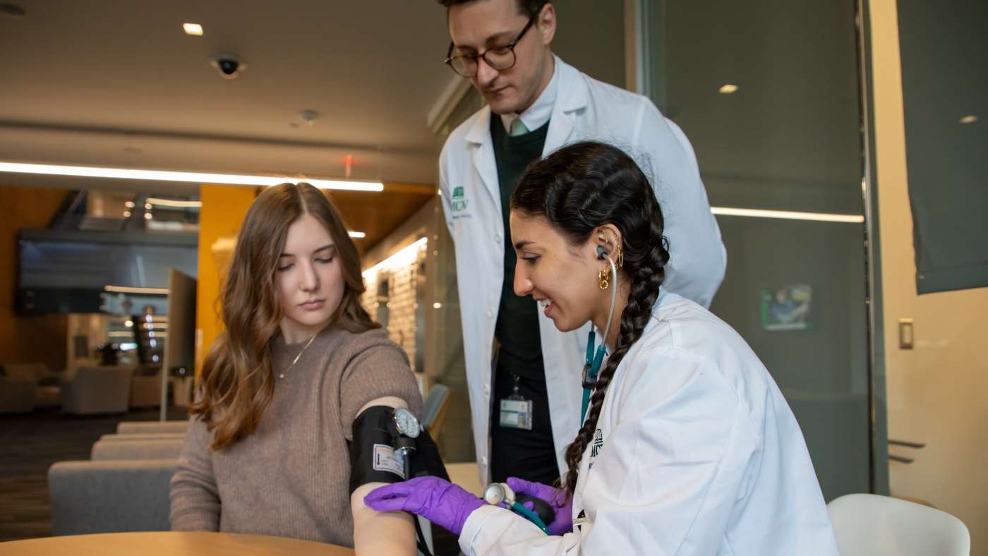 MCW Pharmacy students utilize AMA e-Learning Module to improve blood pressure measurement skillset