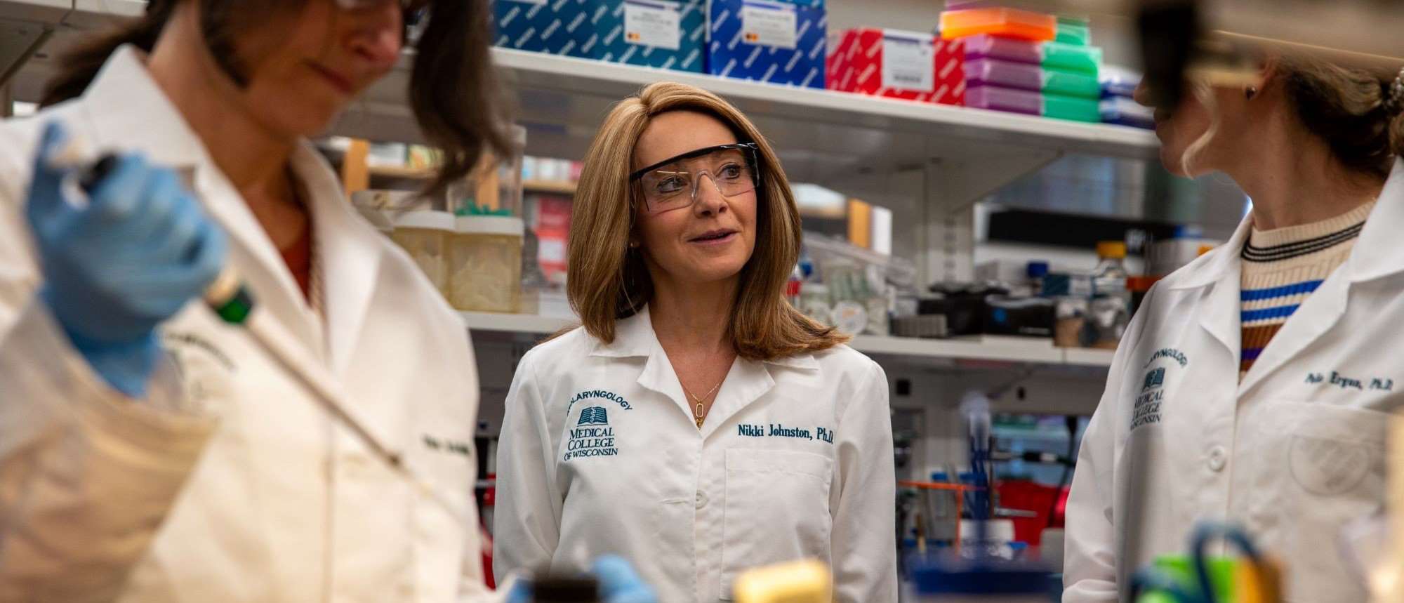 Nikki Johnston, PhD, and members of her lab