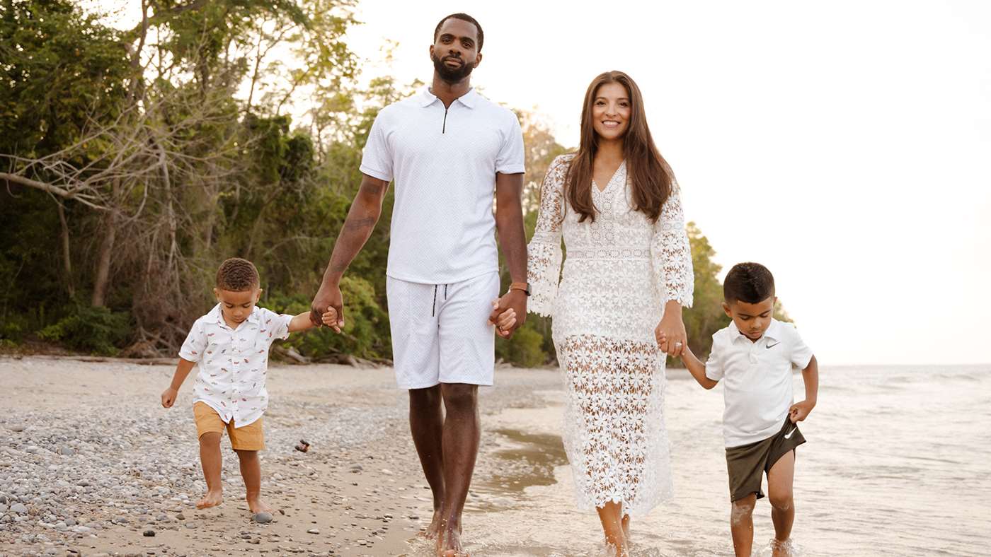 Elena Edwards and family