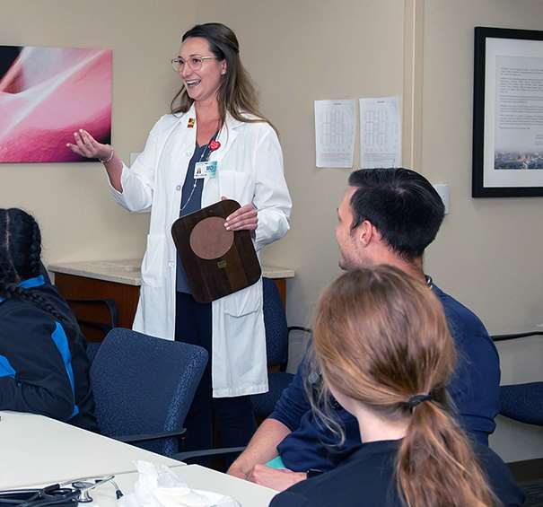 Dr. Emily Dolan in clinic