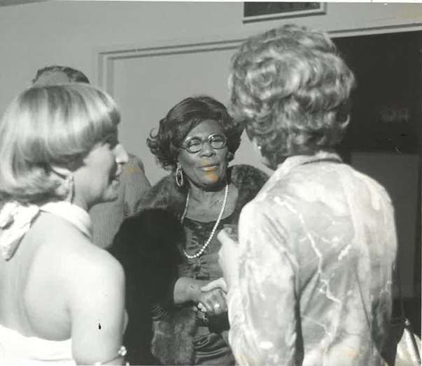 Members of the Friends of MCW with Ella Fitzgerald, 1976