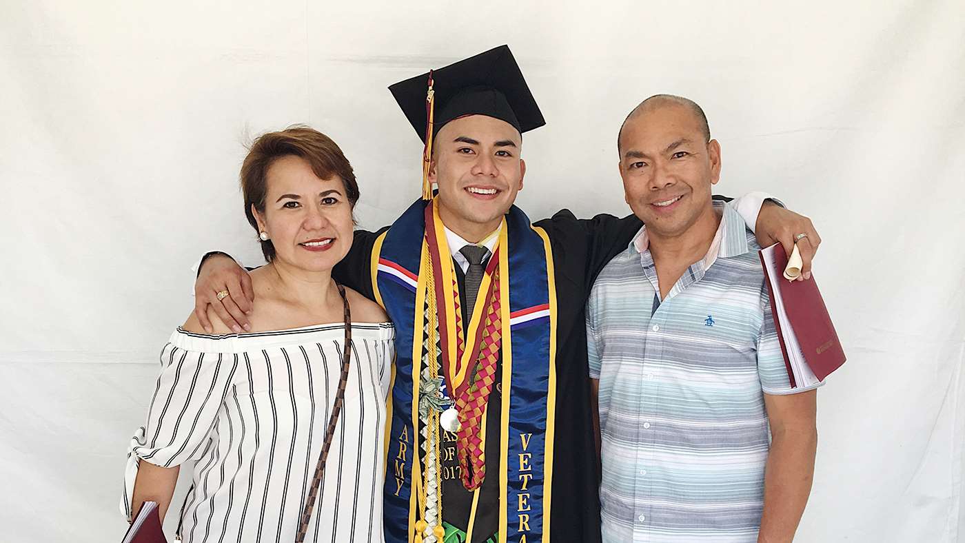 Geoffrey Rodriguez and family