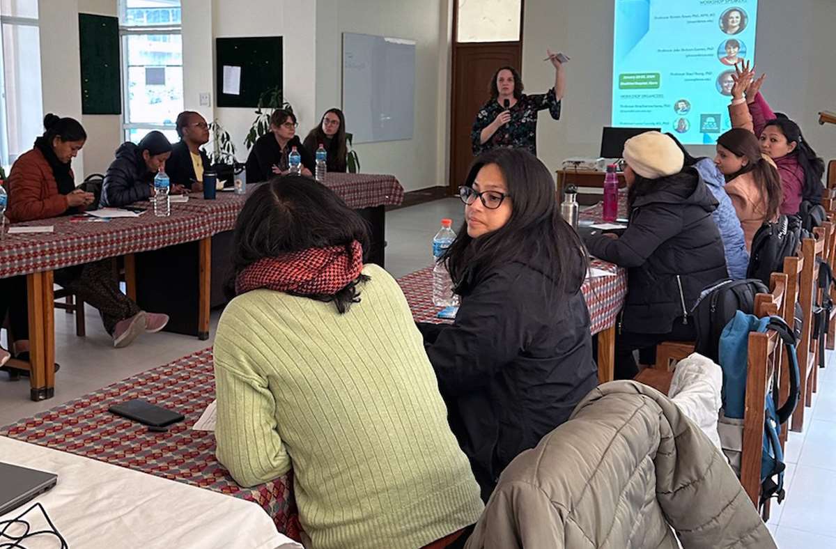 Attendees of the Nepal Dhulikhel Hospital workshop