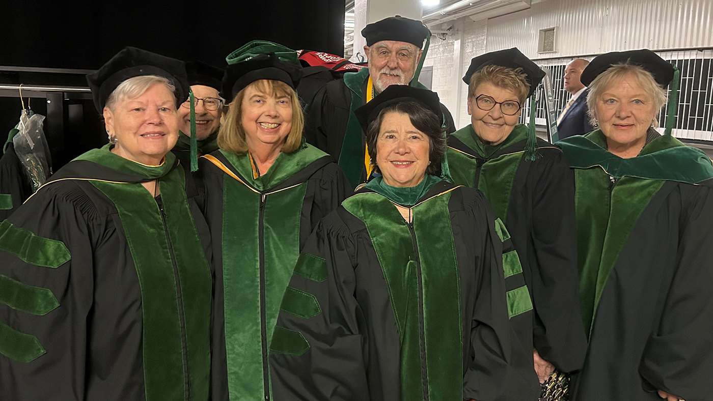 Janice Werbinski, MD, and Maria Bustillo, MD at their 50th Class Reunion