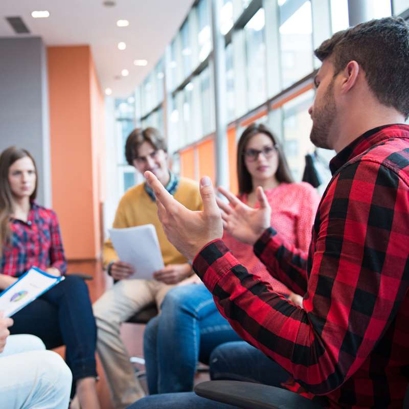 Students Talking