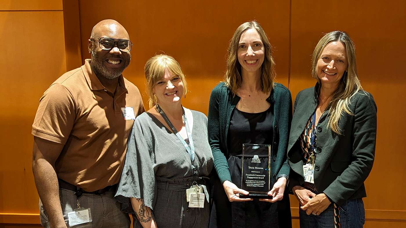 CIC’s Tricia Monroe awarded MCW President’s Community Engagement Award