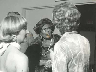 Ella Fitzgerald at Friends of MCW fundraiser, 1976