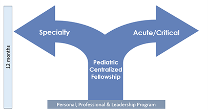 APP Centralized Pediatric Fellowship clinical experience timeline