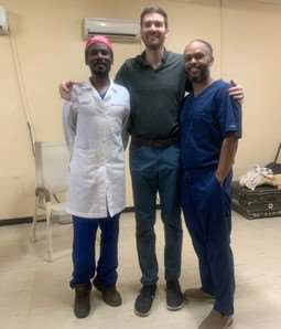 Dr. Ian Ridge in Ethiopian hospital