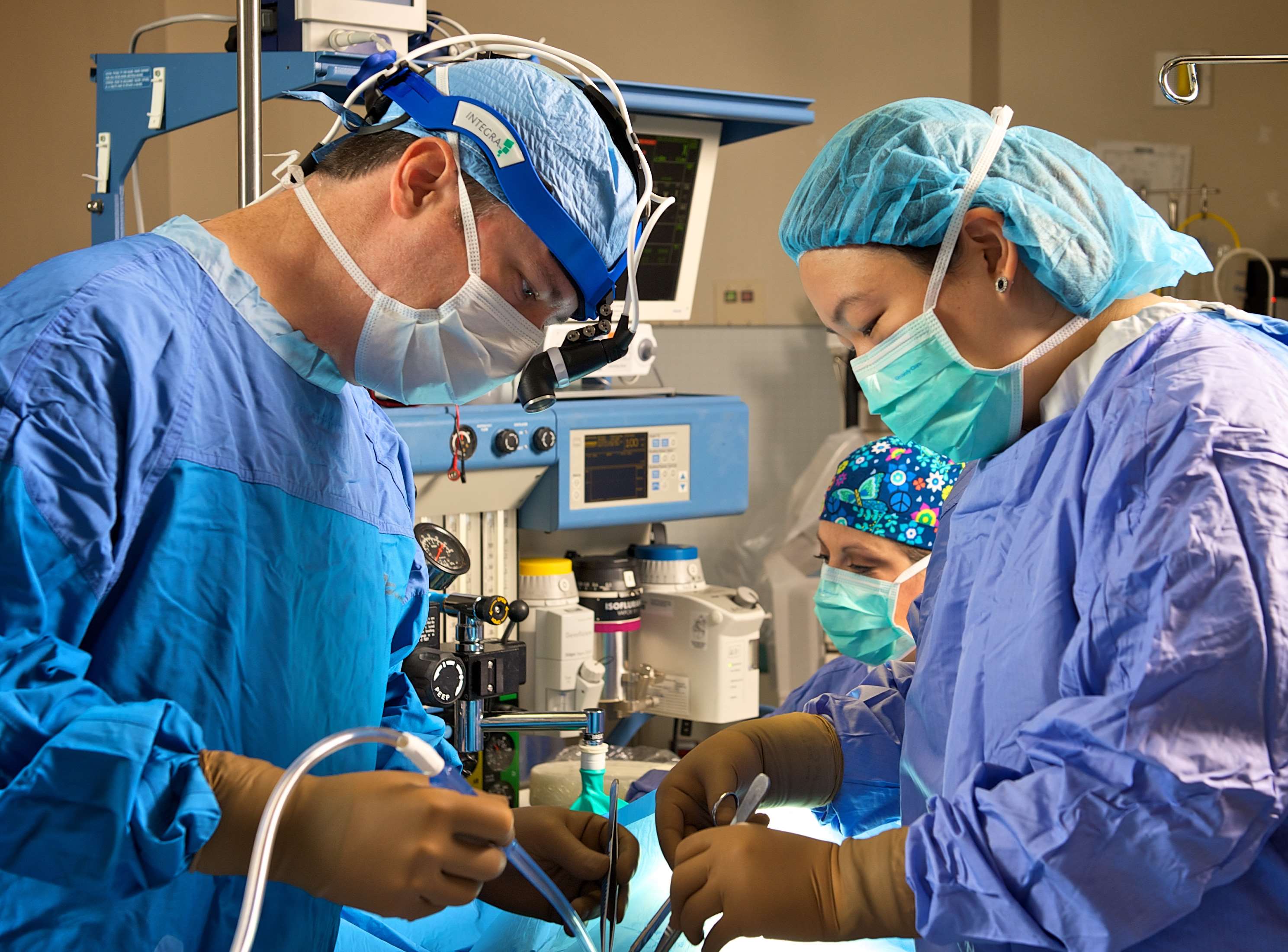surgeons in operating room